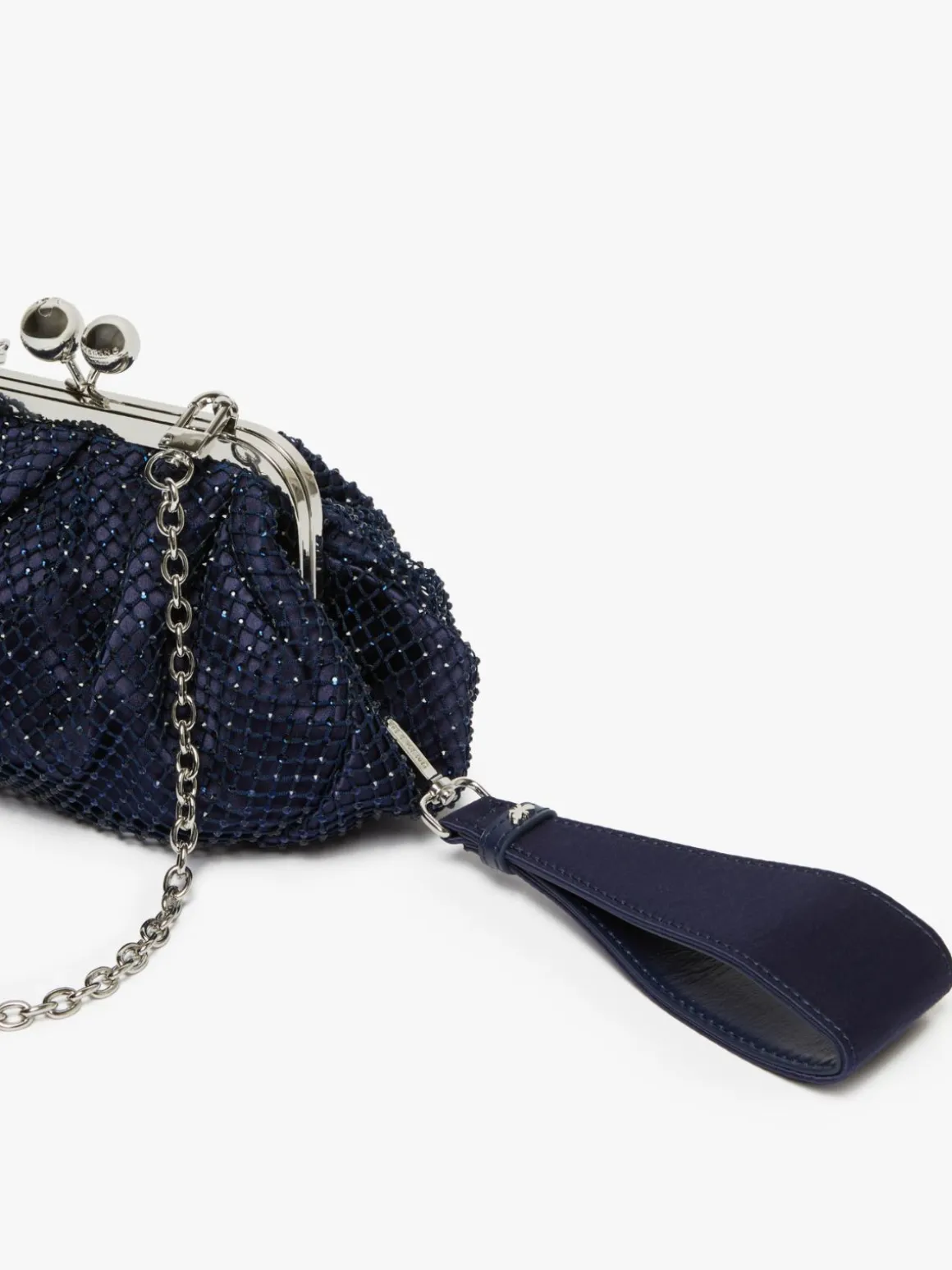 Pasticcino Bag Small in rete e strass