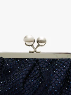 Pasticcino Bag Small in rete e strass