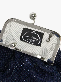 Pasticcino Bag Small in rete e strass