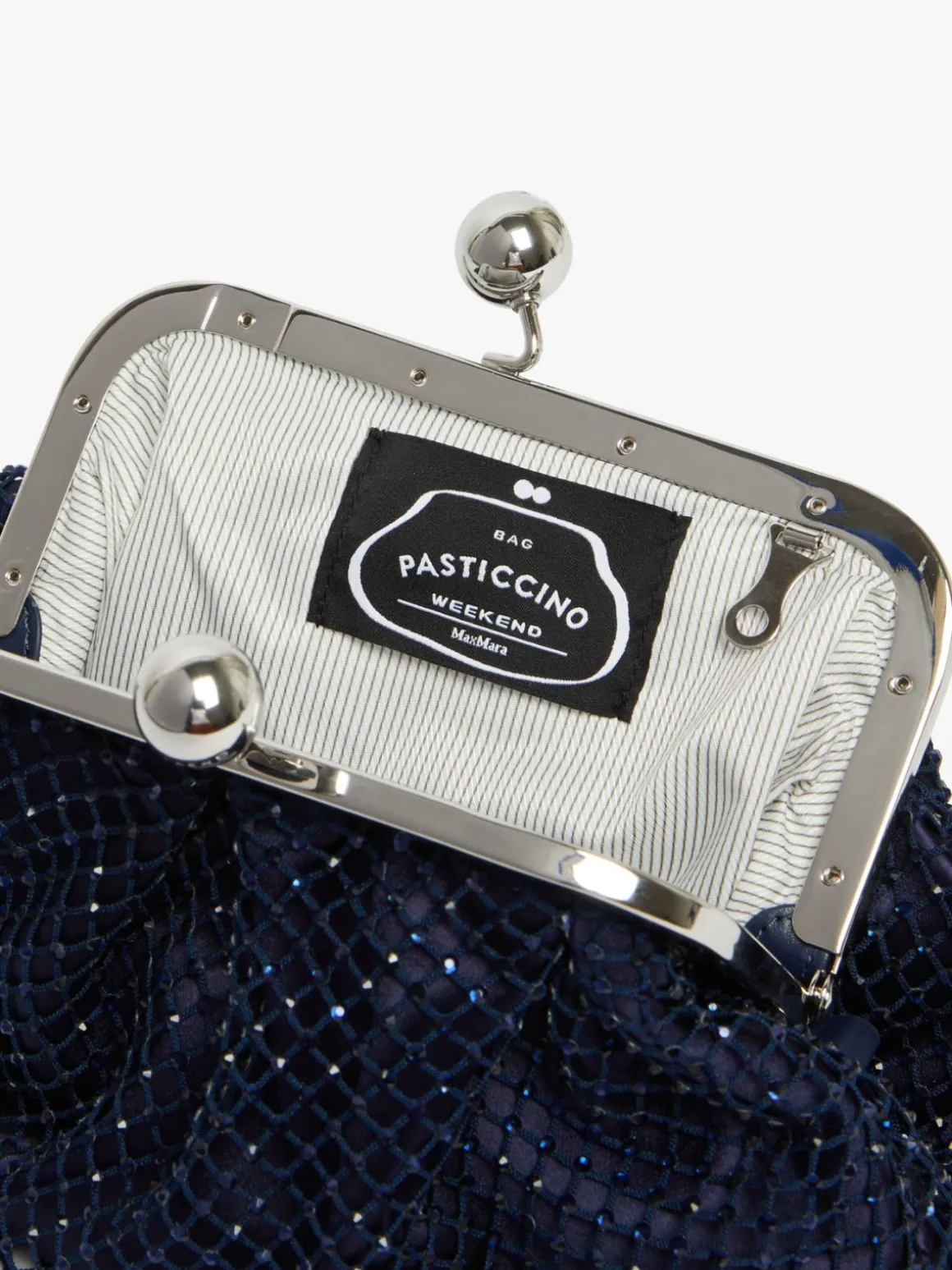 Pasticcino Bag Small in rete e strass