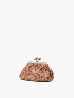 Pasticcino Bag Small in rete e strass