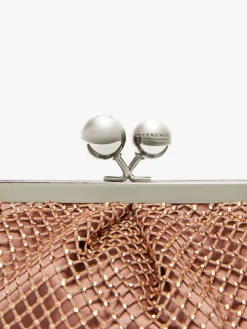 Pasticcino Bag Small in rete e strass