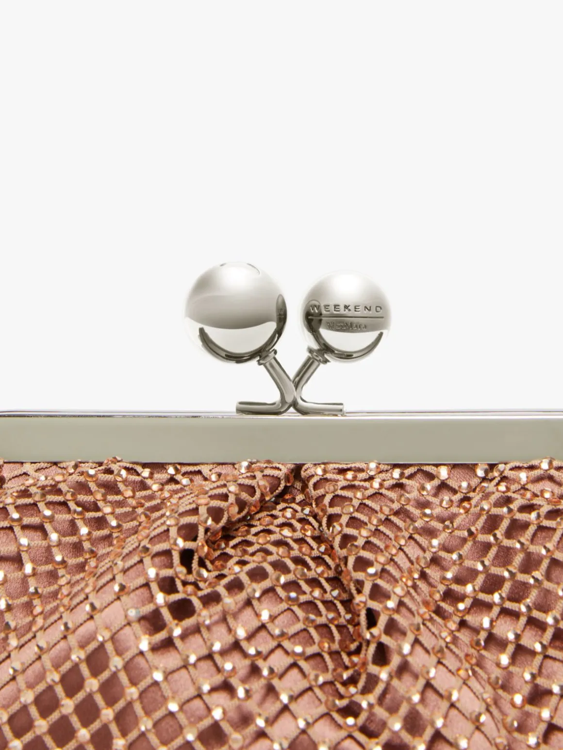 Pasticcino Bag Small in rete e strass