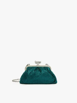 Pasticcino Bag Small in rete e strass