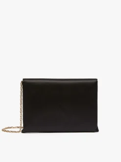 Pochette in raso di viscosa e seta