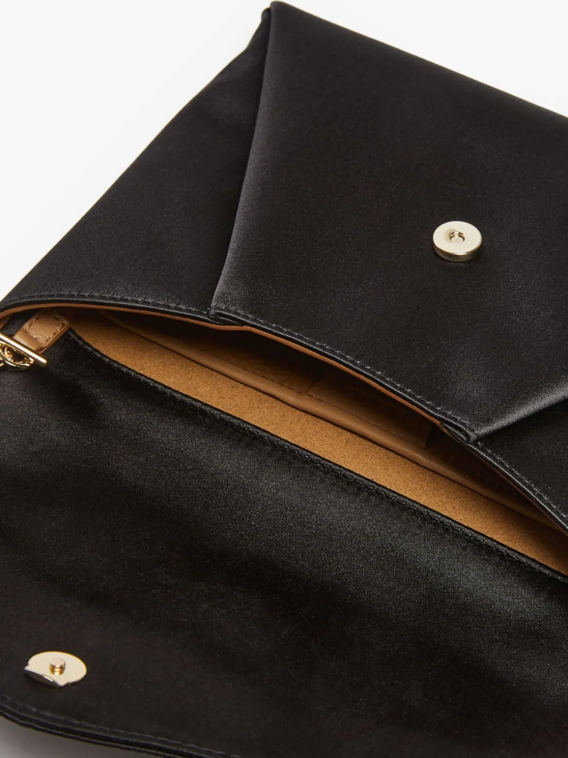 Pochette in raso di viscosa e seta