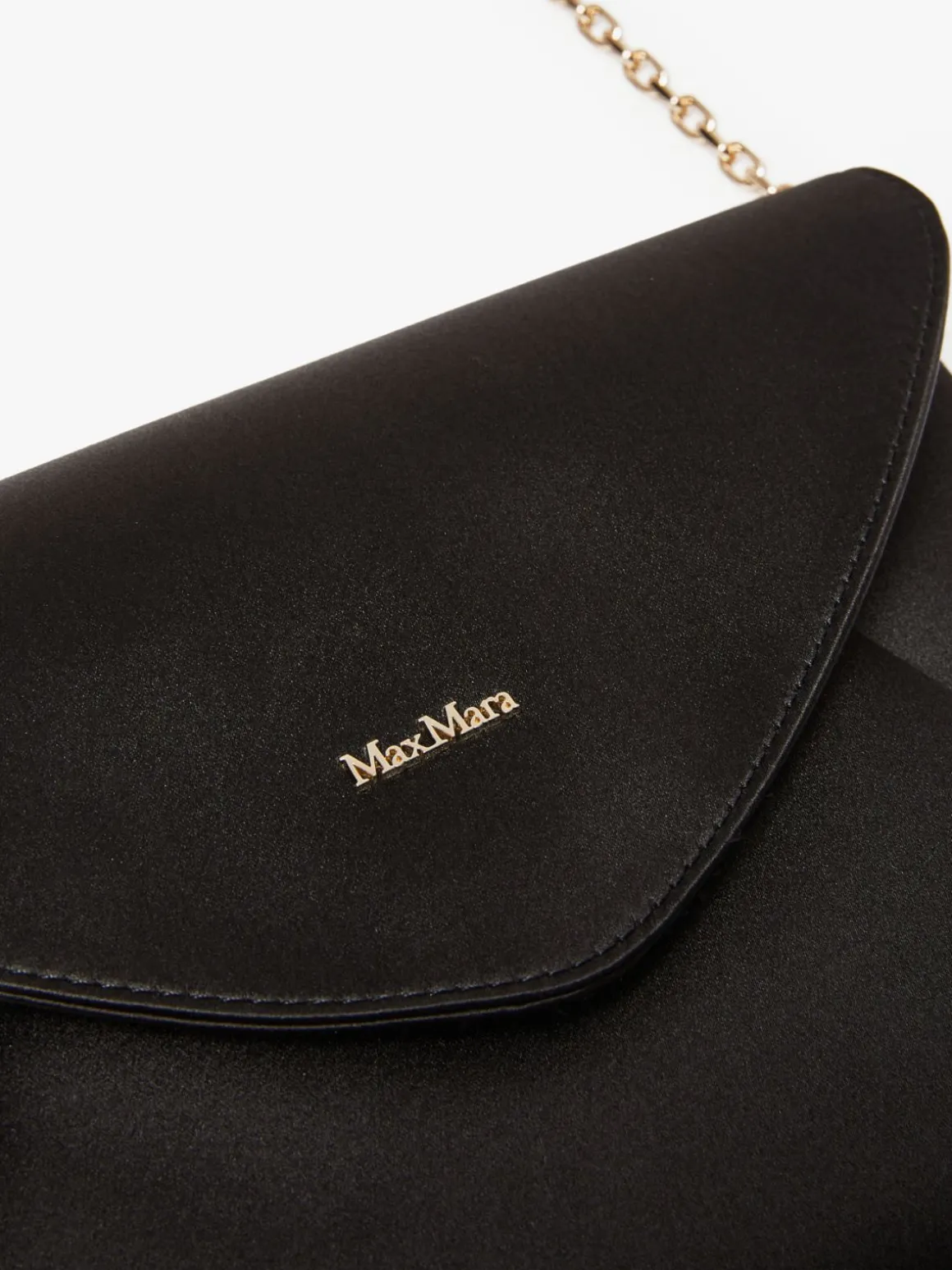 Pochette in raso di viscosa e seta
