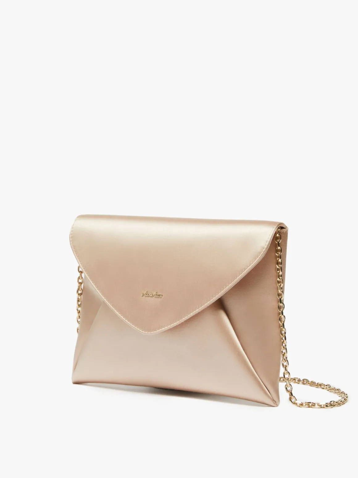 Pochette in raso di viscosa e seta