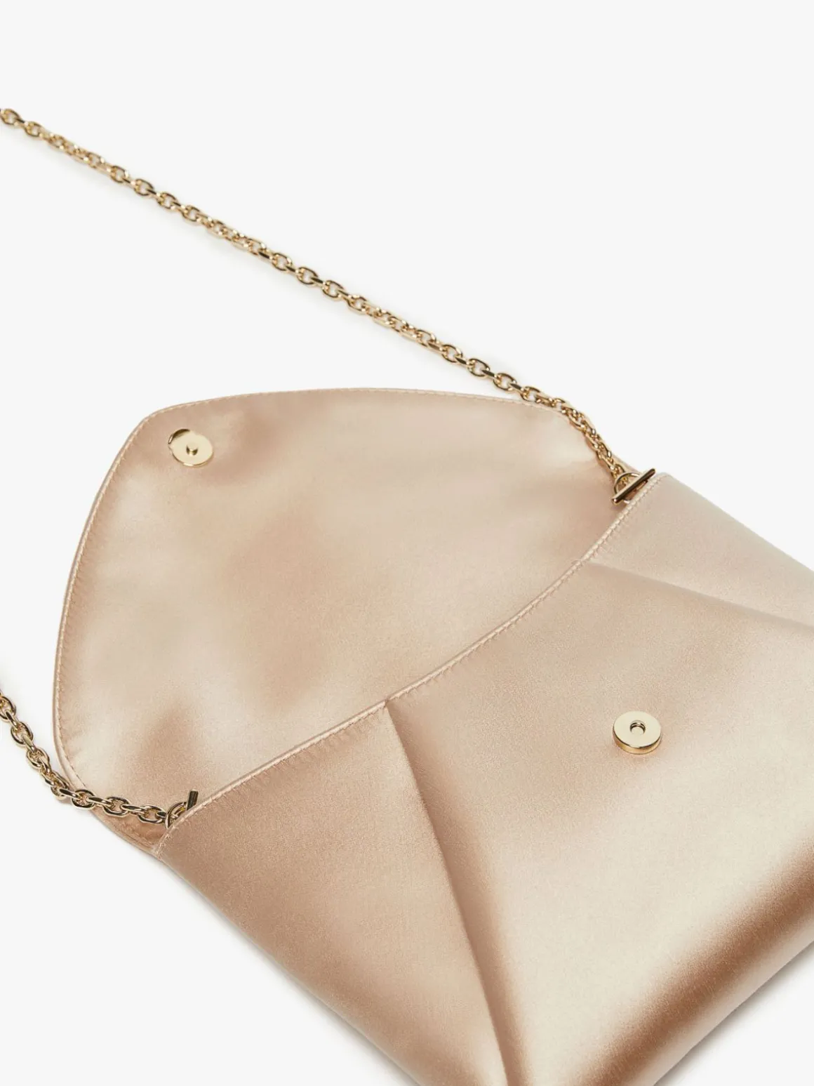 Pochette in raso di viscosa e seta