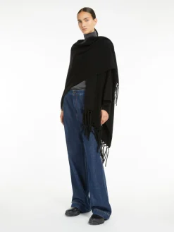 Poncho in pura lana