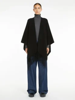 Poncho in pura lana