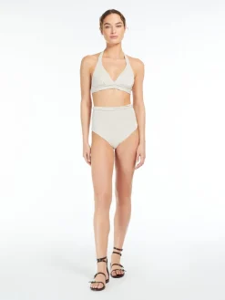 Reggiseno mare in jersey e lurex