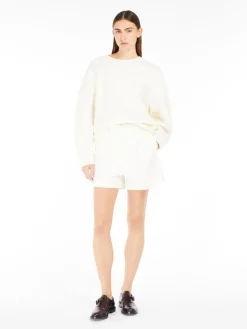 Short in tela di lana
