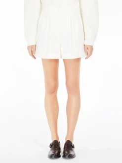 Short in tela di lana