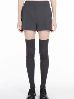 Shorts in lana stretch