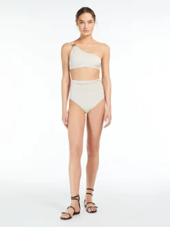 Slip mare in jersey e lurex