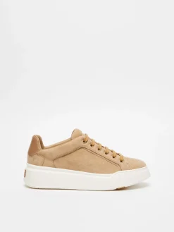Sneaker in pelle scamosciata