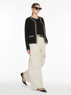 Top in filato di cotone