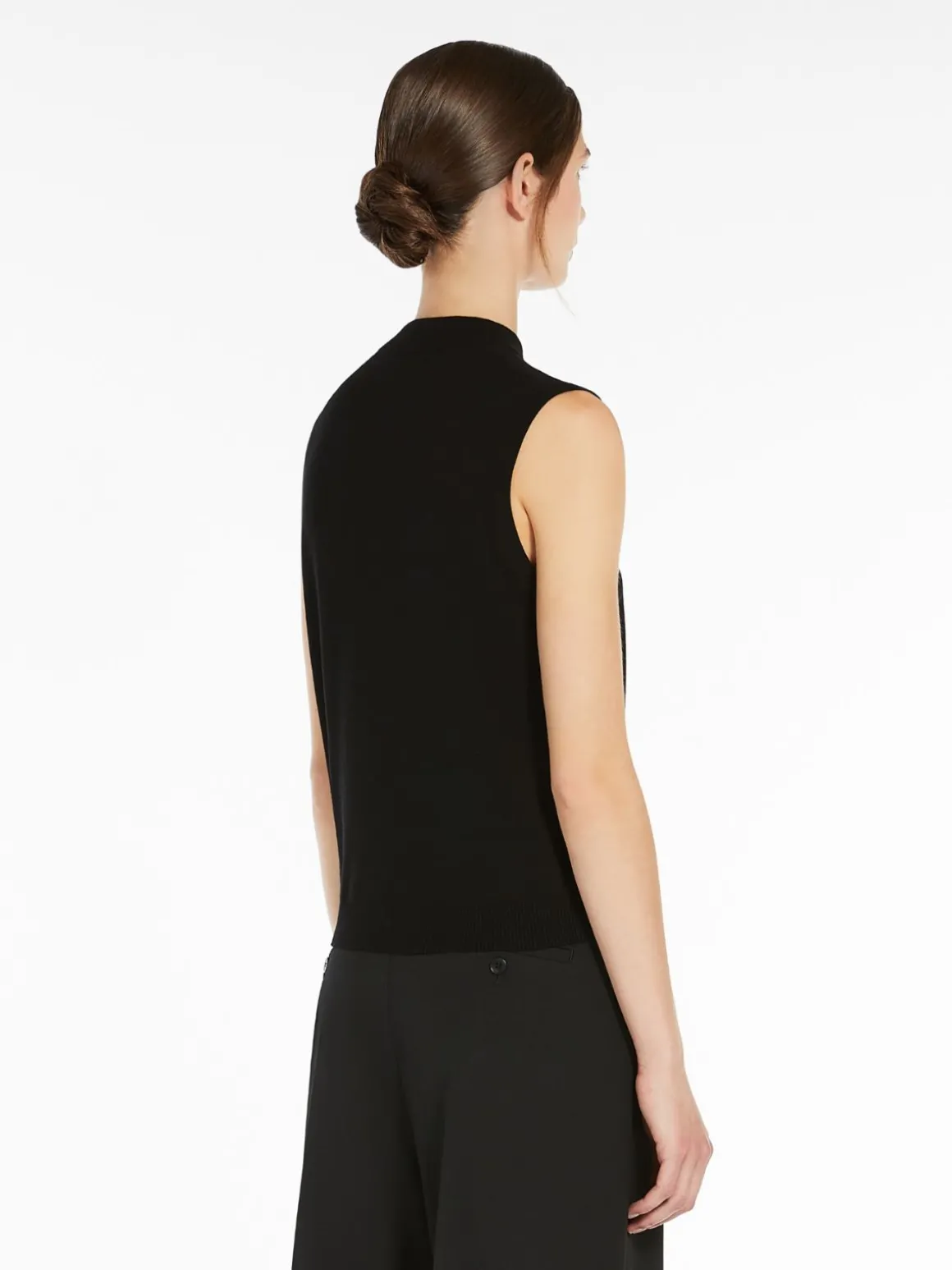 Top in filato di viscosa stretch