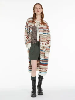 Top in georgette di seta stampata