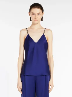 Top sottoveste in envers satin