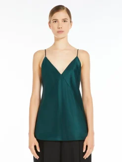Top sottoveste in seta