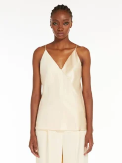 Top sottoveste in seta