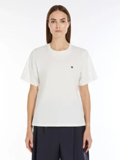 T-shirt girocollo in jersey