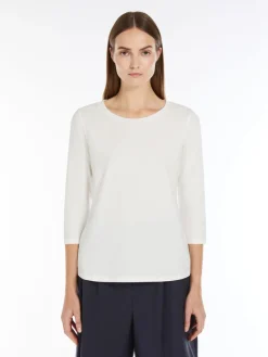 T-shirt in jersey di cotone organico