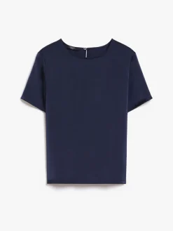 T-shirt in raso e jersey