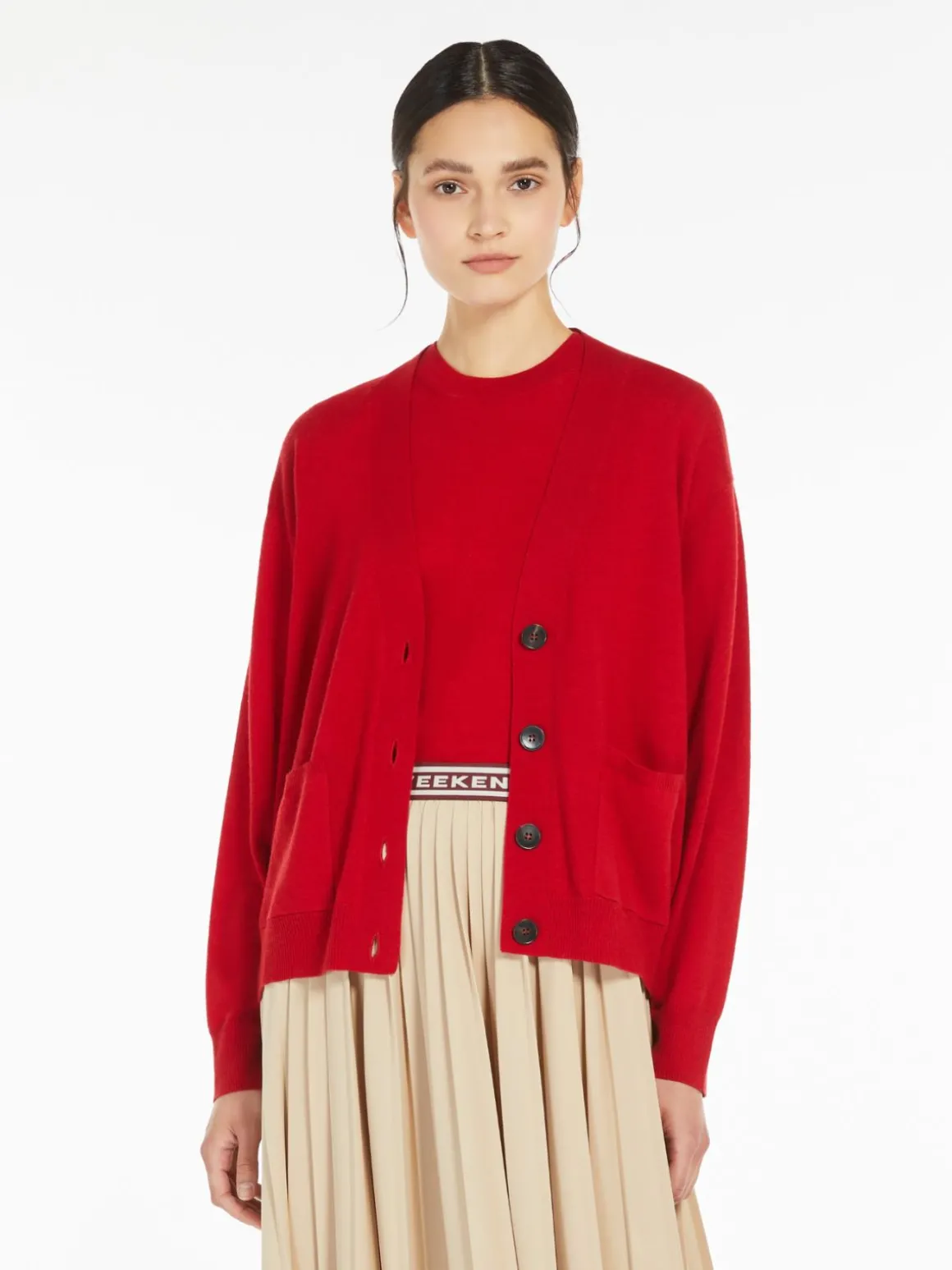 Twin-set in lana e cachemire